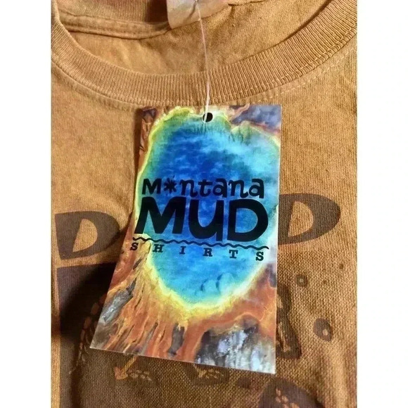 Dyed In The Dirt Dinosaur Montana Dirt Shirt Kids Large New - Picture 5 of 10